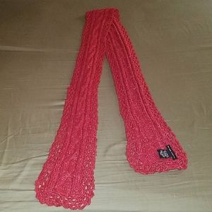 Red Knitted NEW YORK & COMPANY Scarf
